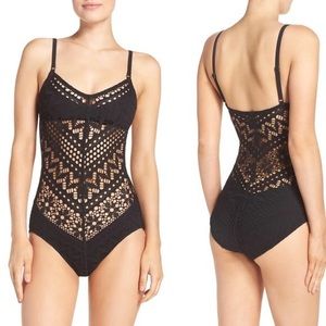 Robin Piccone Mia crochet swimsuit
